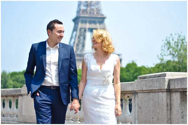 paris low key wedding