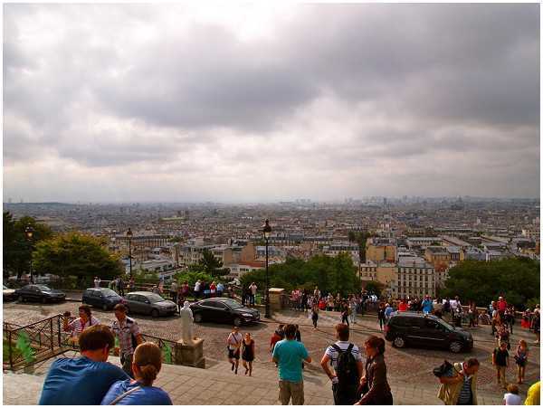 view from sacre coeur