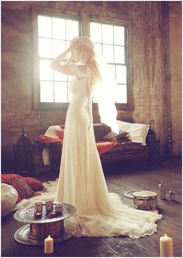 Couture boho wedding dress