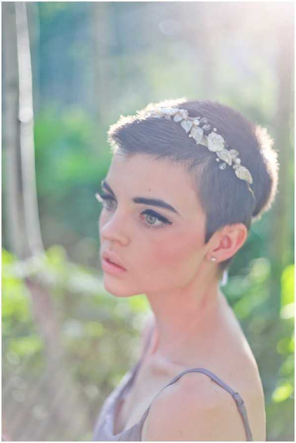 pixie bridal style