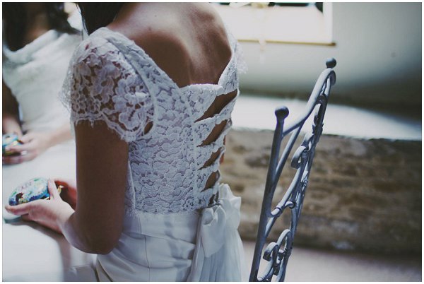 unique back wedding dress