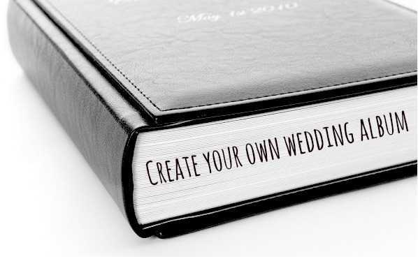 create your own wedding album