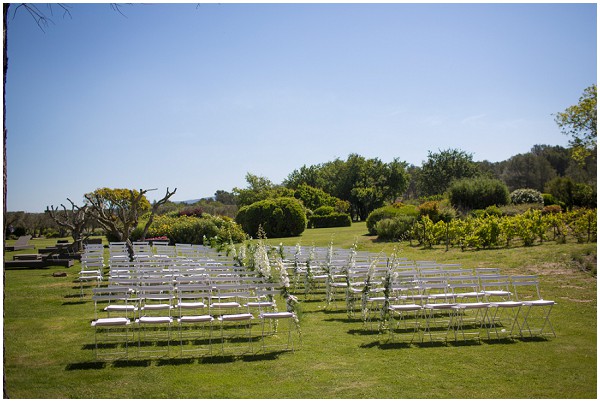 outdoor wedding south france