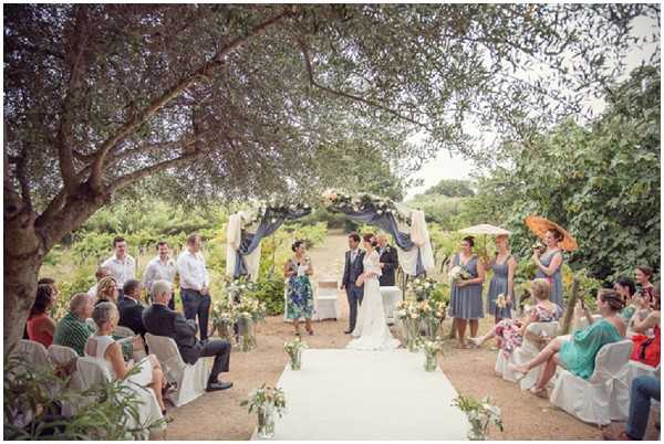 Rustic real wedding in France