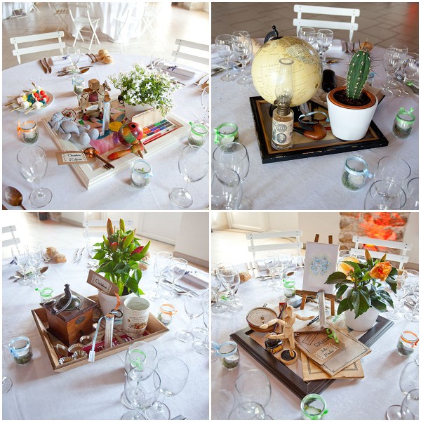 vintage style tablecentres