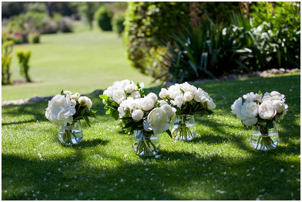 white bouquets