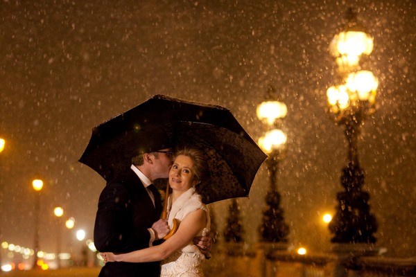 Paris winter wedding