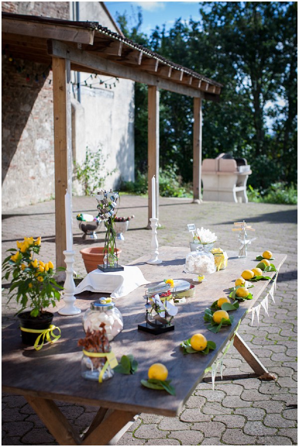 lemon wedding ideas
