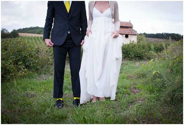 wedding pop of colour