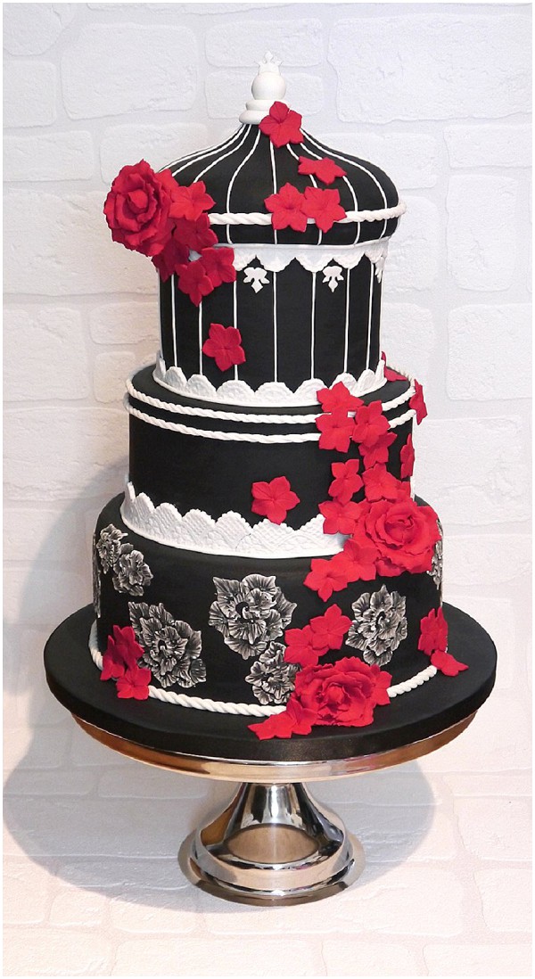 2014 wedding cake trends bold