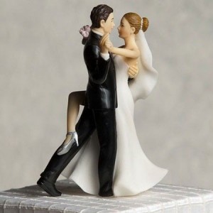 tango wedding cake topper