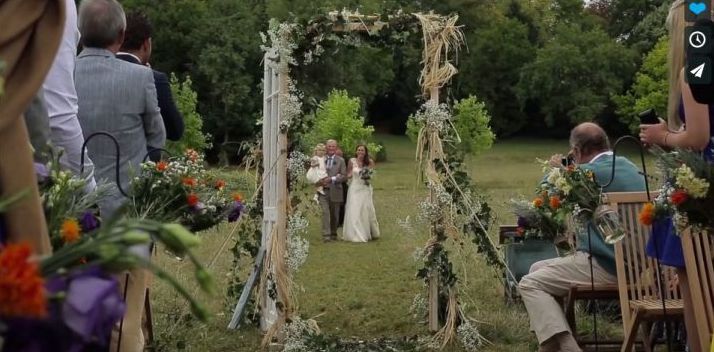 outdoor wedding film
