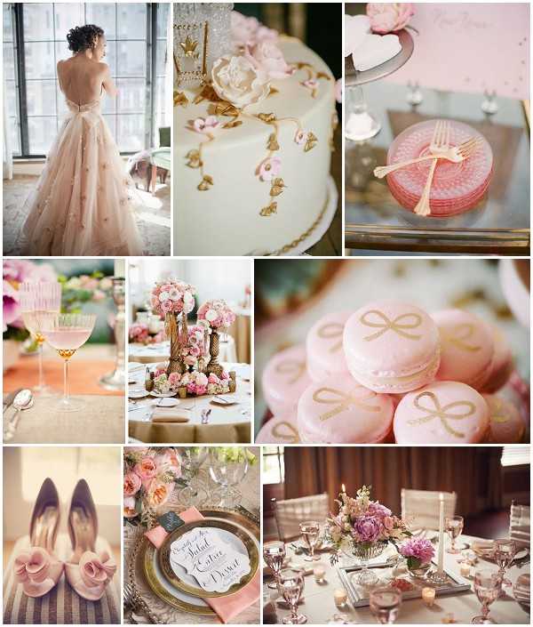 rose and gold wedding ideas