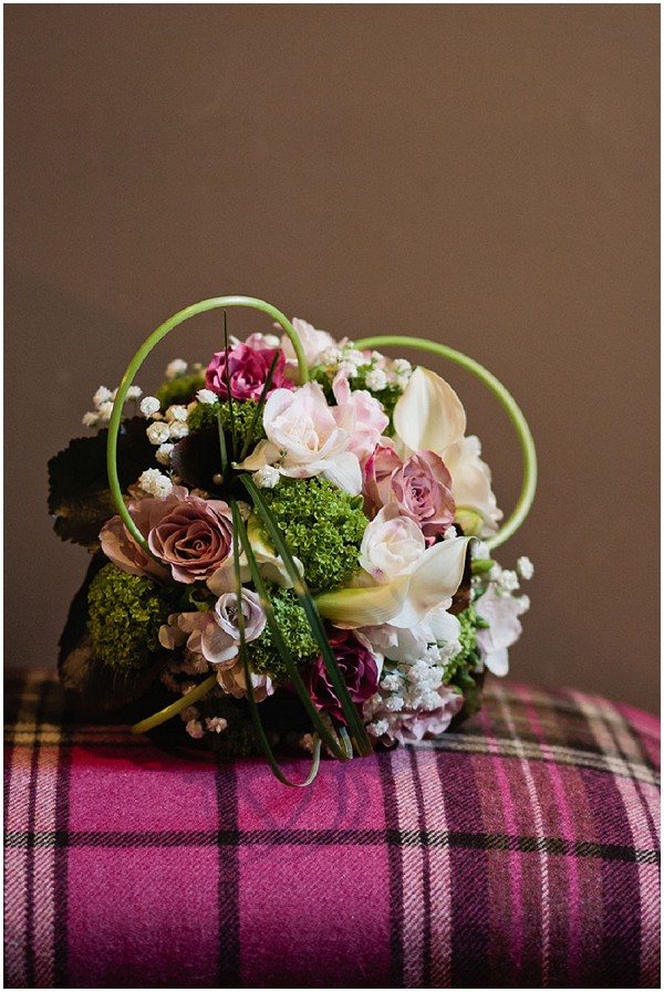 lilac wedding bouquet