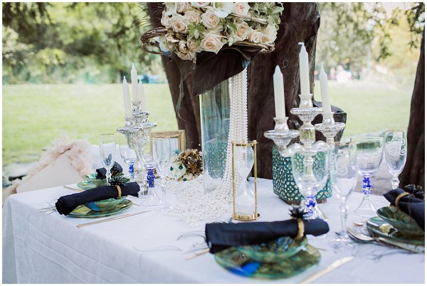 back to nature wedding table