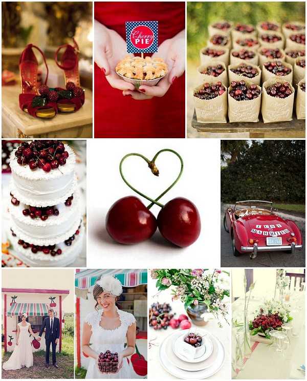 cherry wedding inspiration