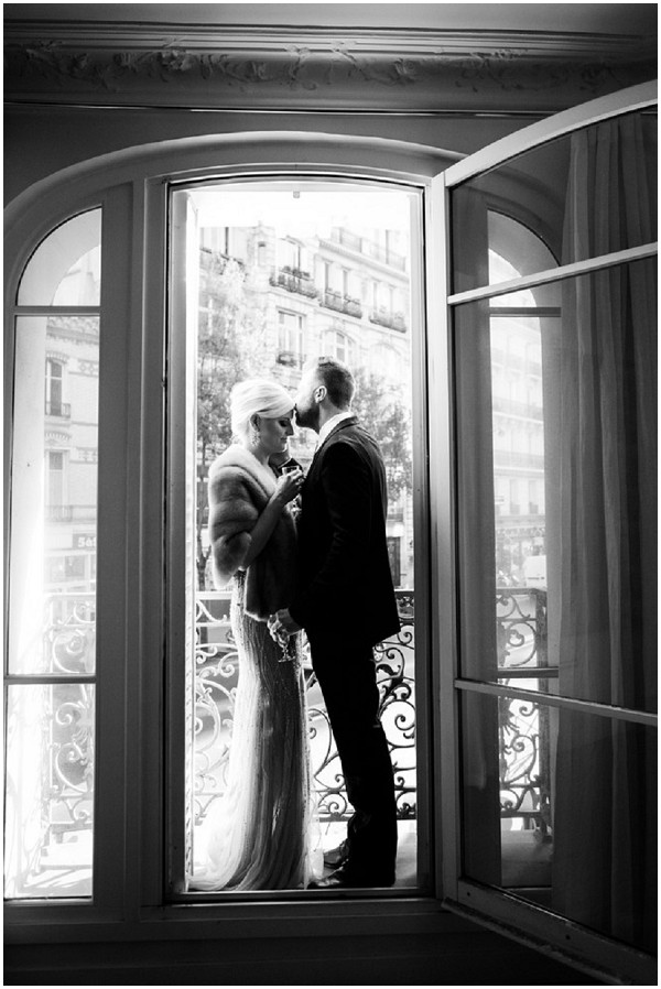 newlyweds in paris