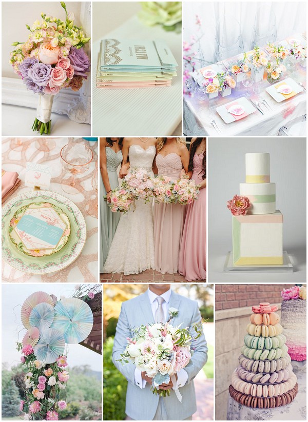 pretty pastel wedding ideas
