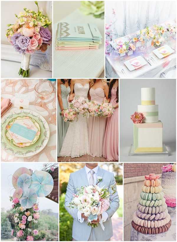 pretty pastel wedding ideas