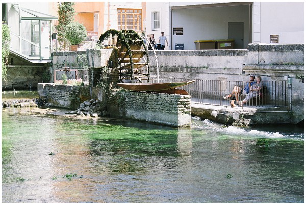 water wheel in provence 