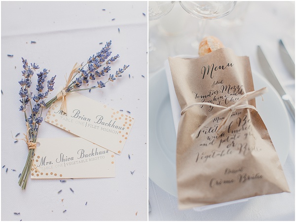lavender wedding favours