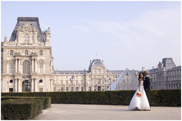 louvre Paris wedding photography