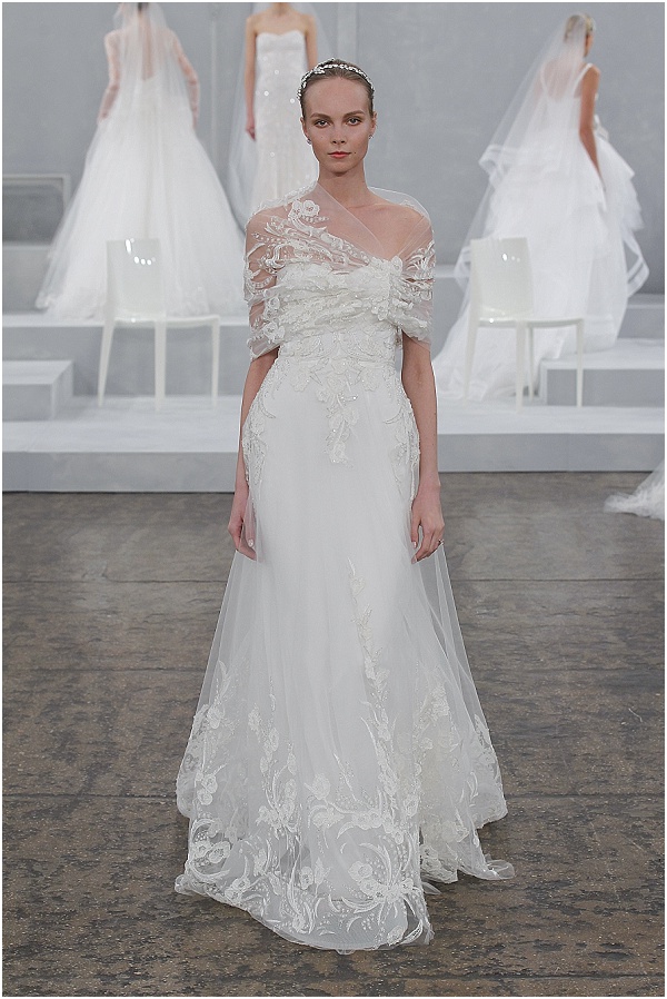 Monique Lhuillier Spring 2015 wedding dresse