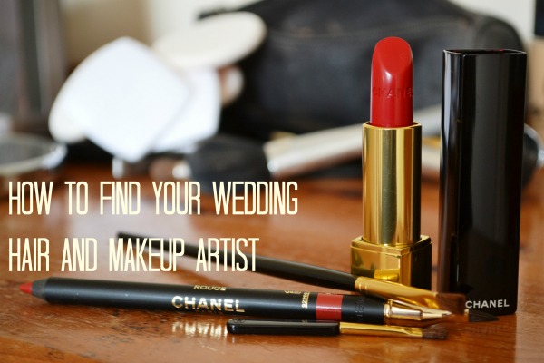 how to find your wedding hair and makeup artist