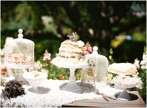 french wedding dessert table