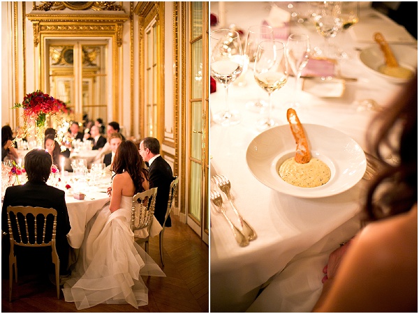 french wedding reception