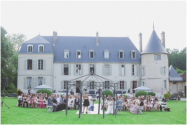 French wedding Chateau
