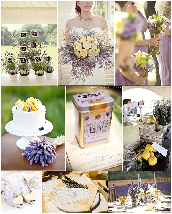 lavender and lemon wedding ideas