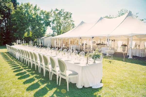 Marquee wedding in France