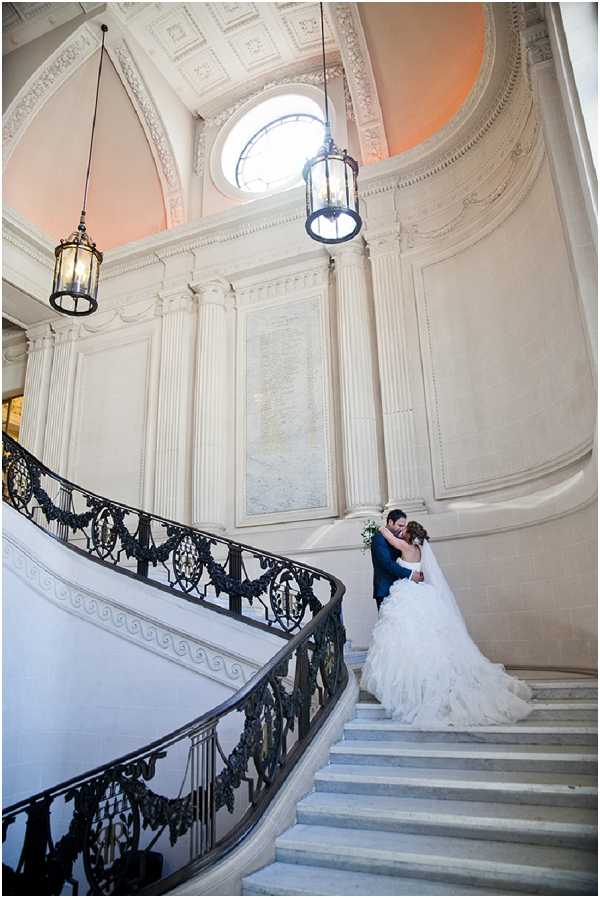 Dramatic stairs weddings Champagne Wedding Venue
