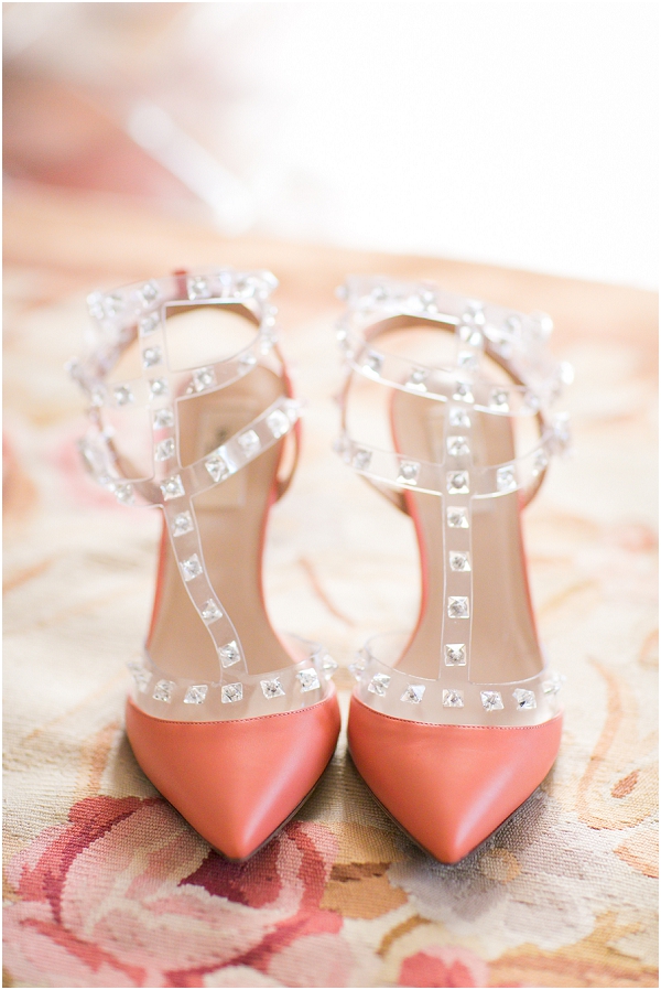 coral valentino shoes