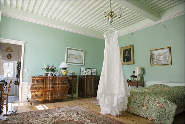 french lace wedding dress