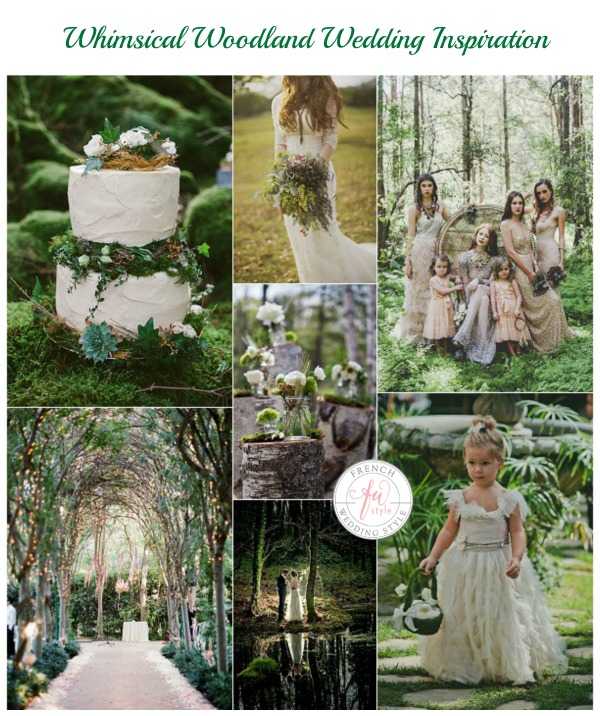 whimsical woodland wedding inspiration