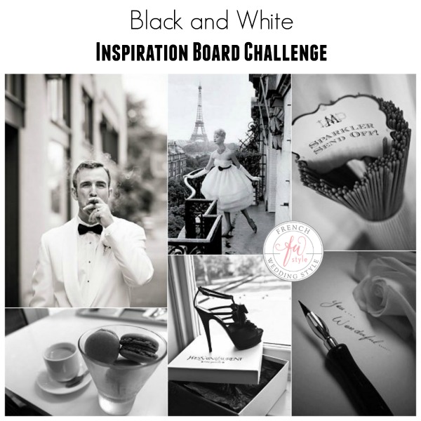 black and white inspiration board challenge sml
