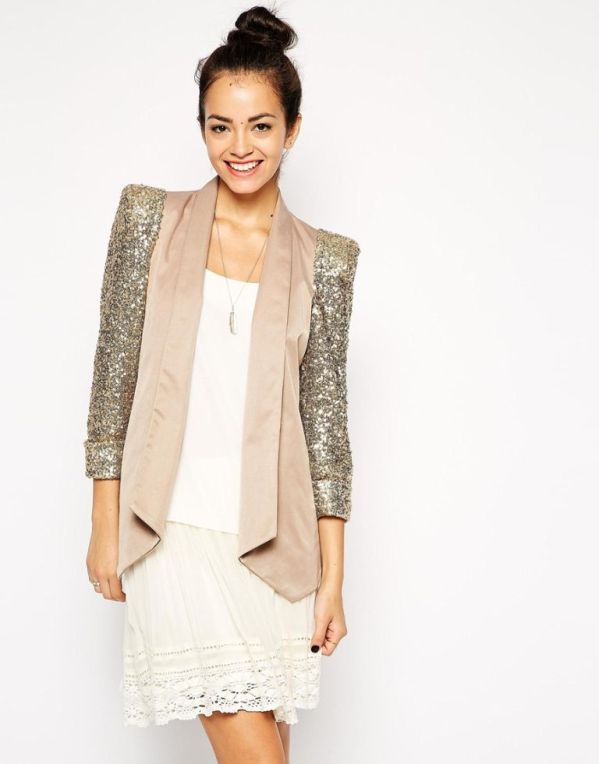 Gold jacket for weddings