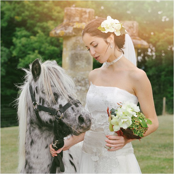 horse wedding day