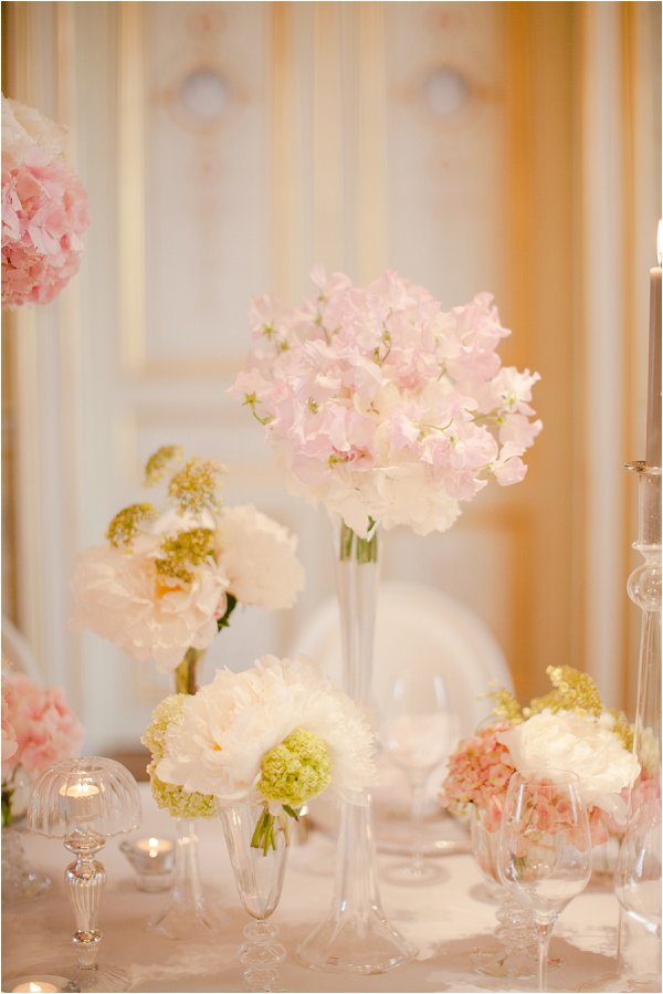 pale pink wedding flowers