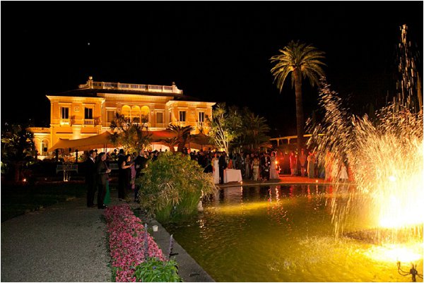 chateau ephrussi at night