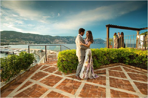 engagement on French Riviera