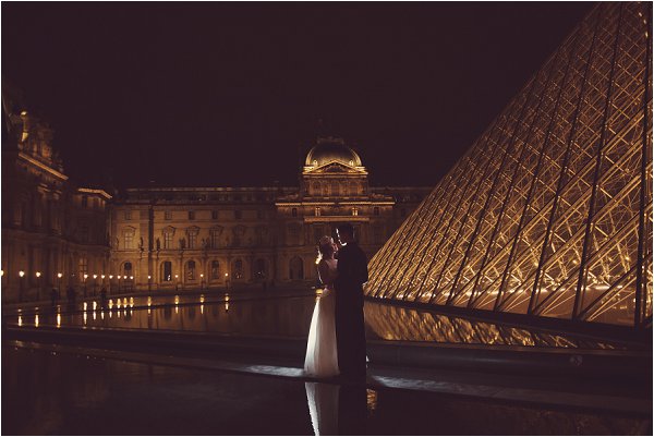 Paris night wedding