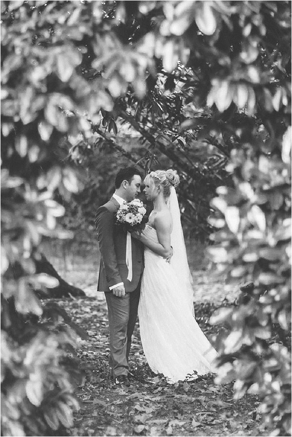black and white wedding portraits