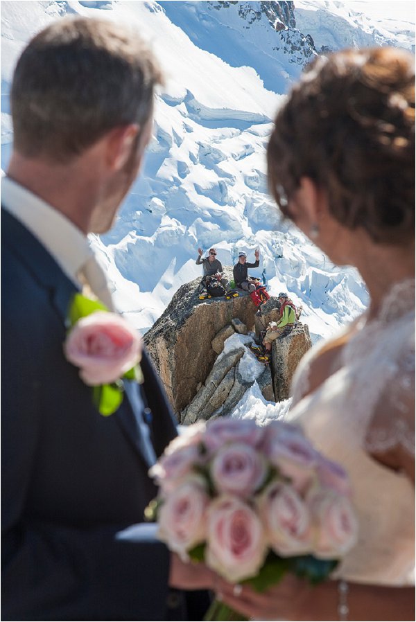 Summer wedding in the Alps