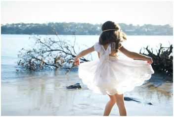 summer flower girl outfit