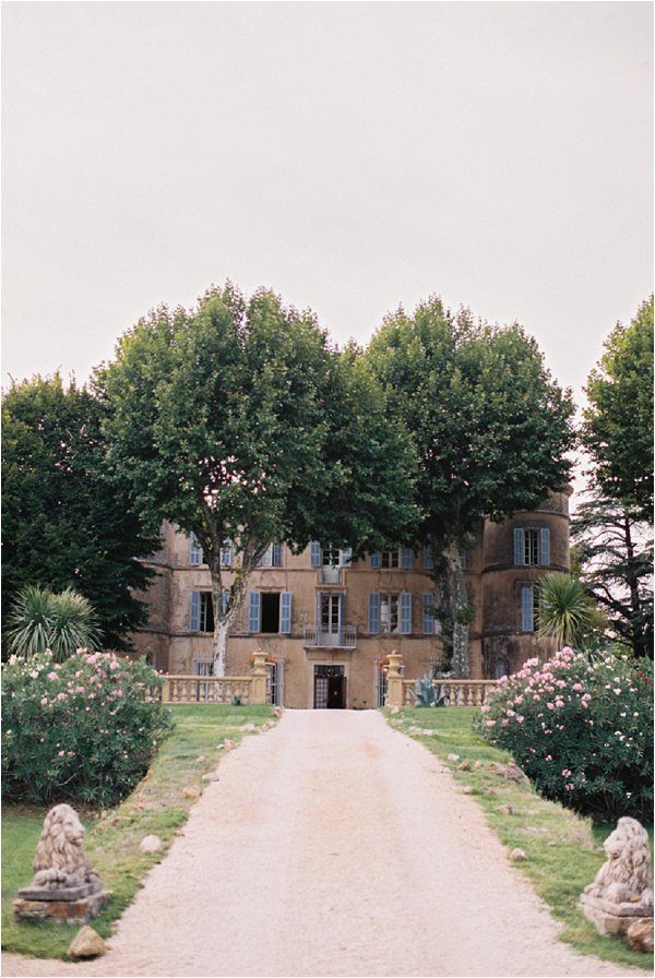 Provence wedding venue Chateau de Robernier