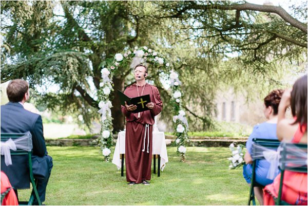 Monk wedding ceremony