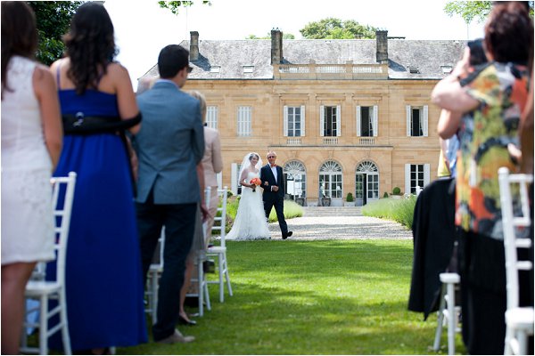 outdoor chateau wedding